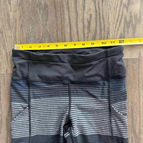 Lululemon Striped Full Length Leggings Size 4 - Picture 5 of 16